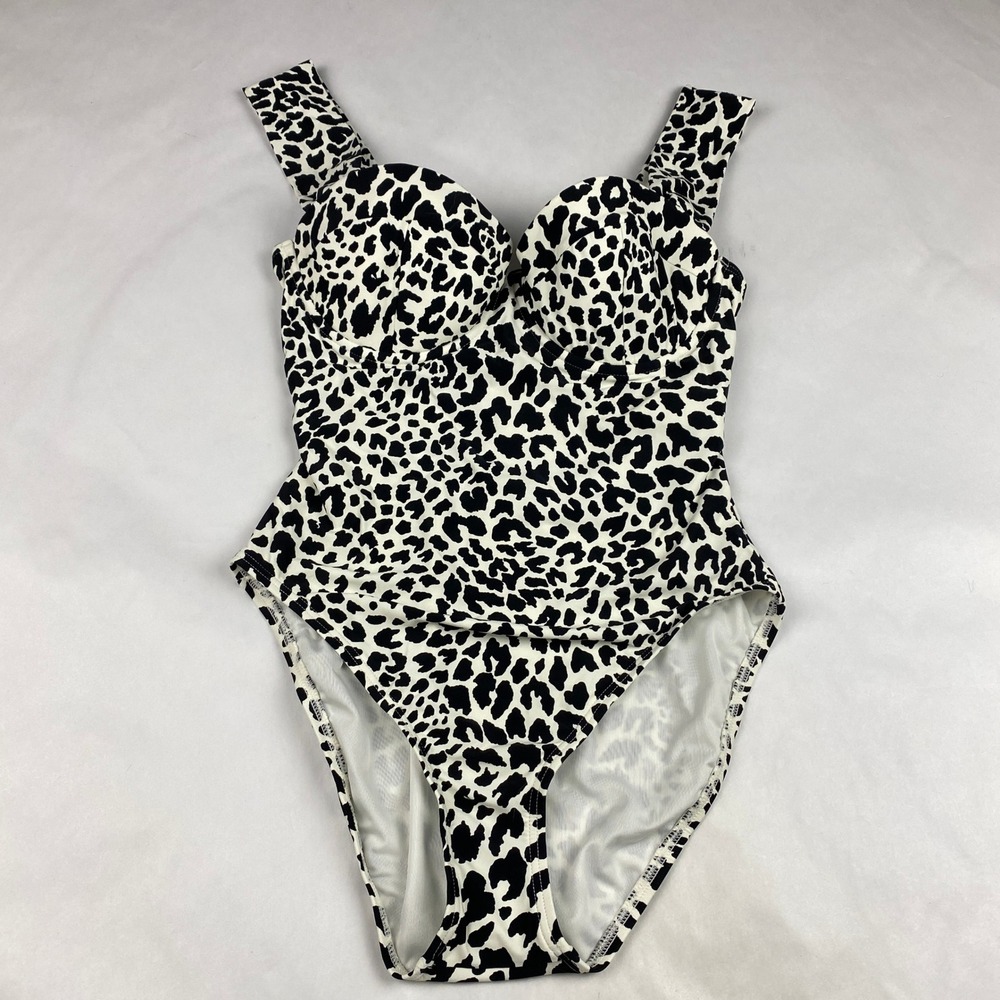 NWT Kate Spade Swimsuit Women's Size M - One Piece Leopard Print